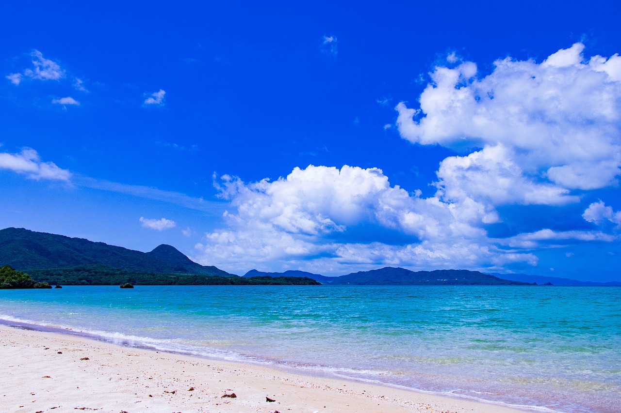 Strand in der Präfektur Okinawa